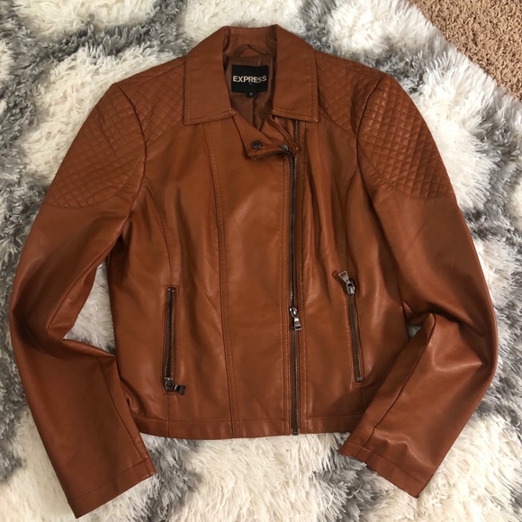 Express Jackets & Blazers - Express Faux Leather Jacket